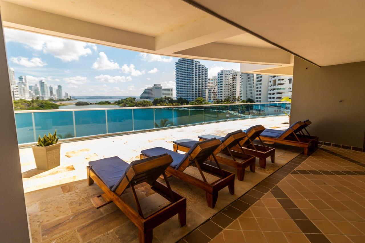 Apartamento De Lujo Con Vista Al Mar - Excelente Ubicacion Cartagena Eksteriør bilde