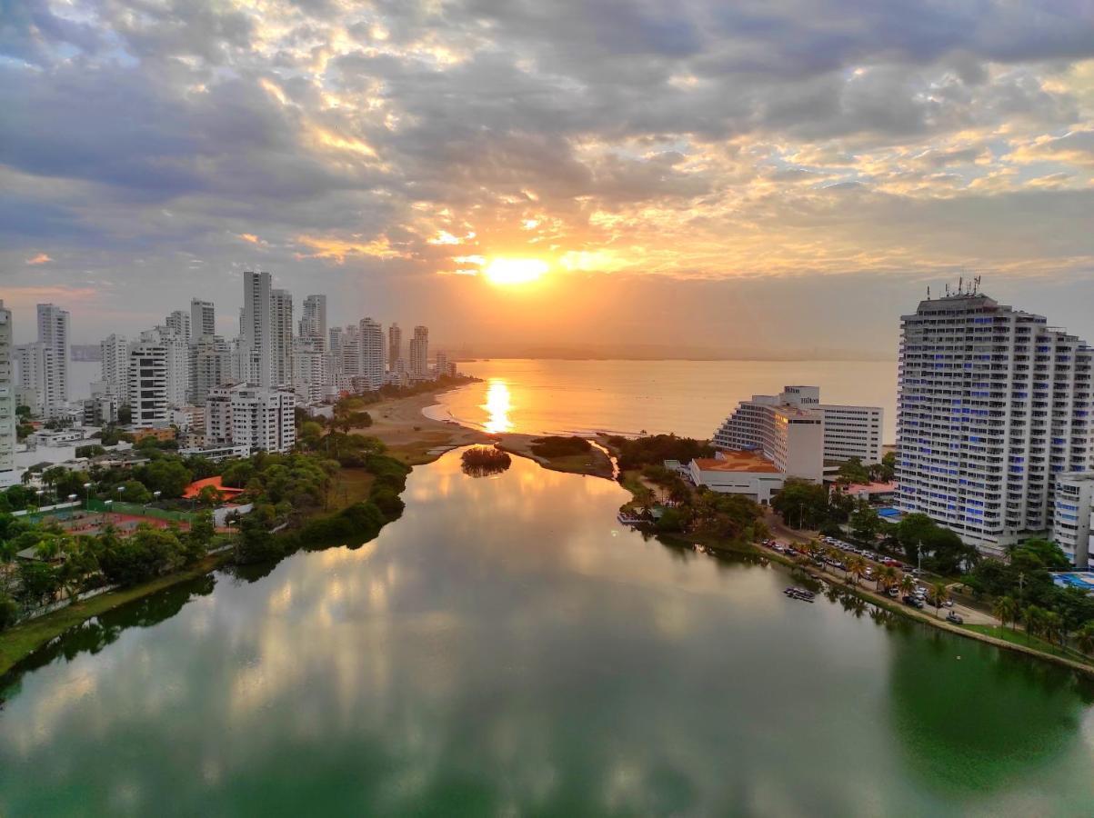 Apartamento De Lujo Con Vista Al Mar - Excelente Ubicacion Cartagena Eksteriør bilde