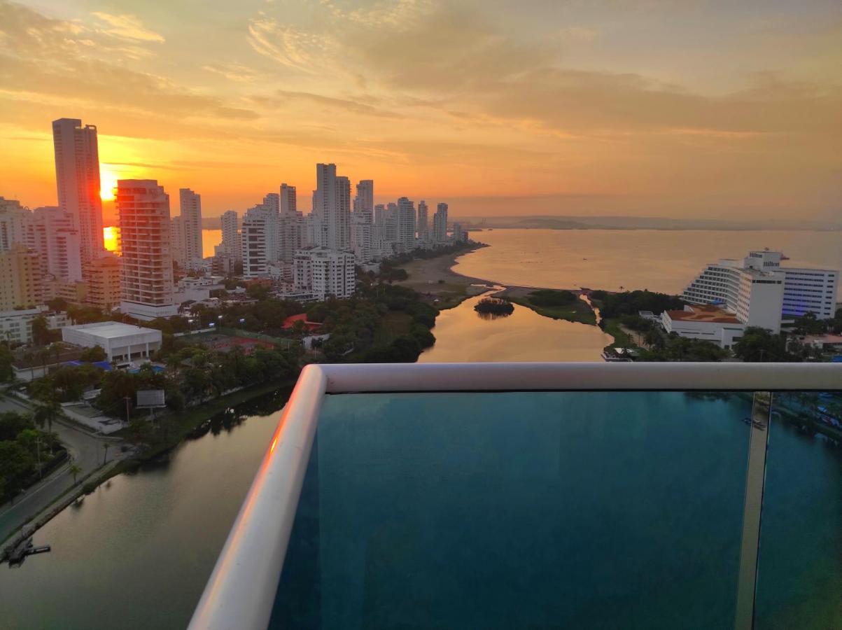 Apartamento De Lujo Con Vista Al Mar - Excelente Ubicacion Cartagena Eksteriør bilde