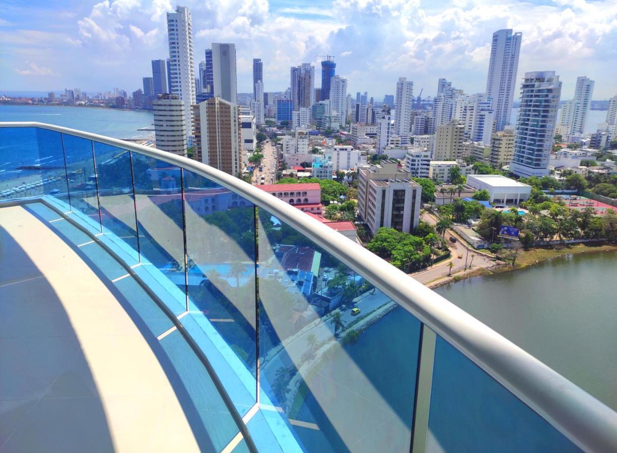 Apartamento De Lujo Con Vista Al Mar - Excelente Ubicacion Cartagena Eksteriør bilde
