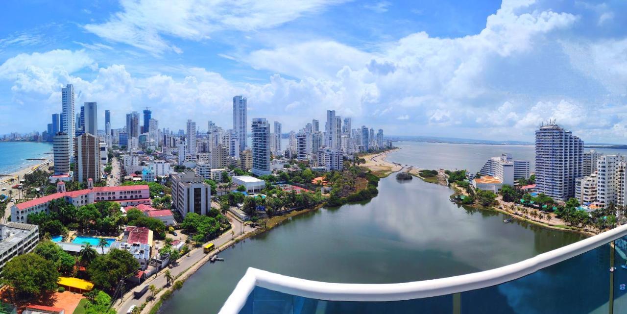Apartamento De Lujo Con Vista Al Mar - Excelente Ubicacion Cartagena Eksteriør bilde