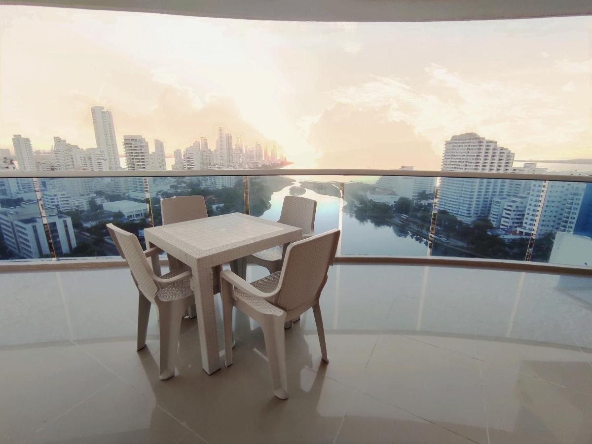 Apartamento De Lujo Con Vista Al Mar - Excelente Ubicacion Cartagena Eksteriør bilde
