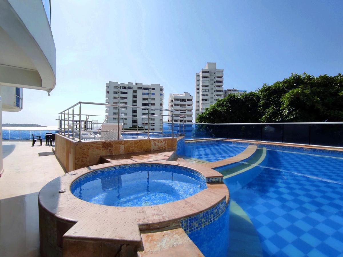 Apartamento De Lujo Con Vista Al Mar - Excelente Ubicacion Cartagena Eksteriør bilde