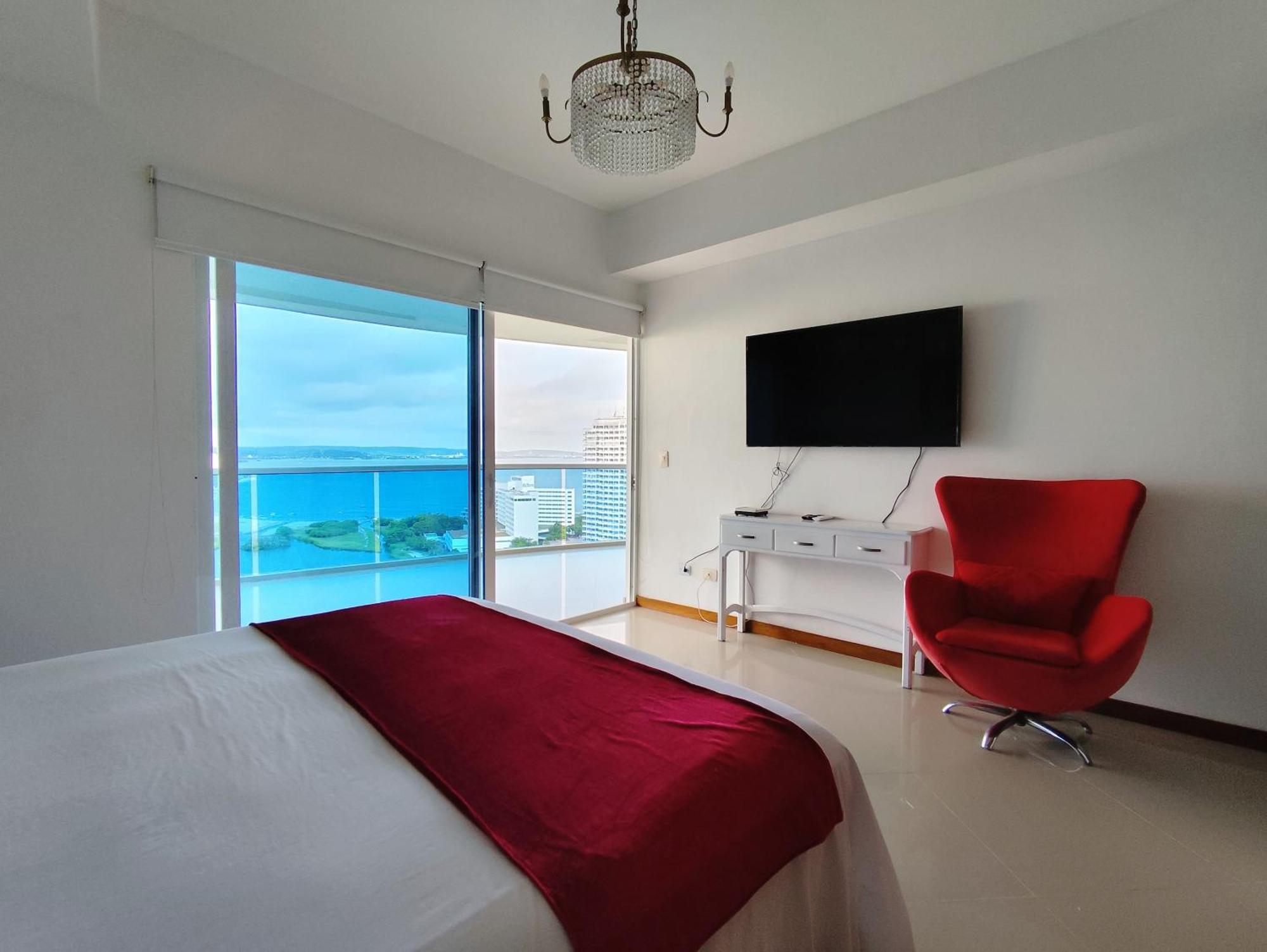 Apartamento De Lujo Con Vista Al Mar - Excelente Ubicacion Cartagena Eksteriør bilde